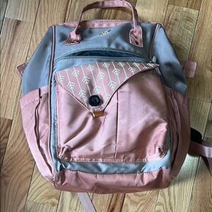 Pink and Gray Baby Bag